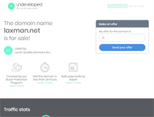 Tablet Screenshot of laxman.net